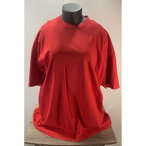 Pro club Heavyweight T Shirt‎ Blank Red 4XLT